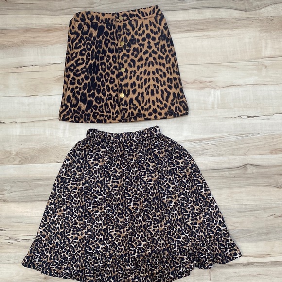 Old Navy Other - Emma & Elsa Girls Size 7/8 Skirt Bundle. One leopard and one Cheetah.